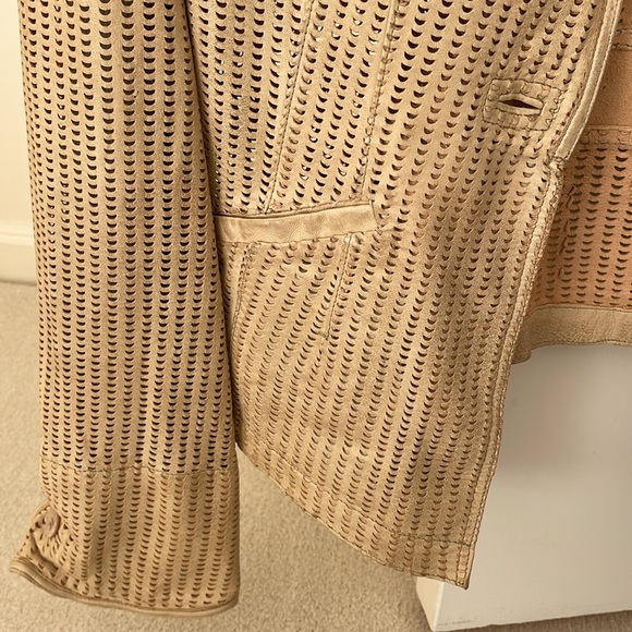 Leather Cutout Jacket - Picture 2 of 5